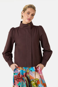 Gorman - Paloma Ripstop Jacket - chocolate