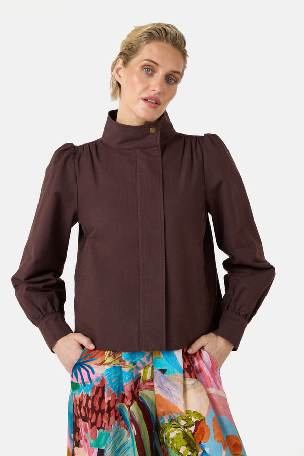 Gorman - Paloma Ripstop Jacket - chocolate