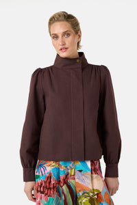 Gorman - Paloma Ripstop Jacket - chocolate
