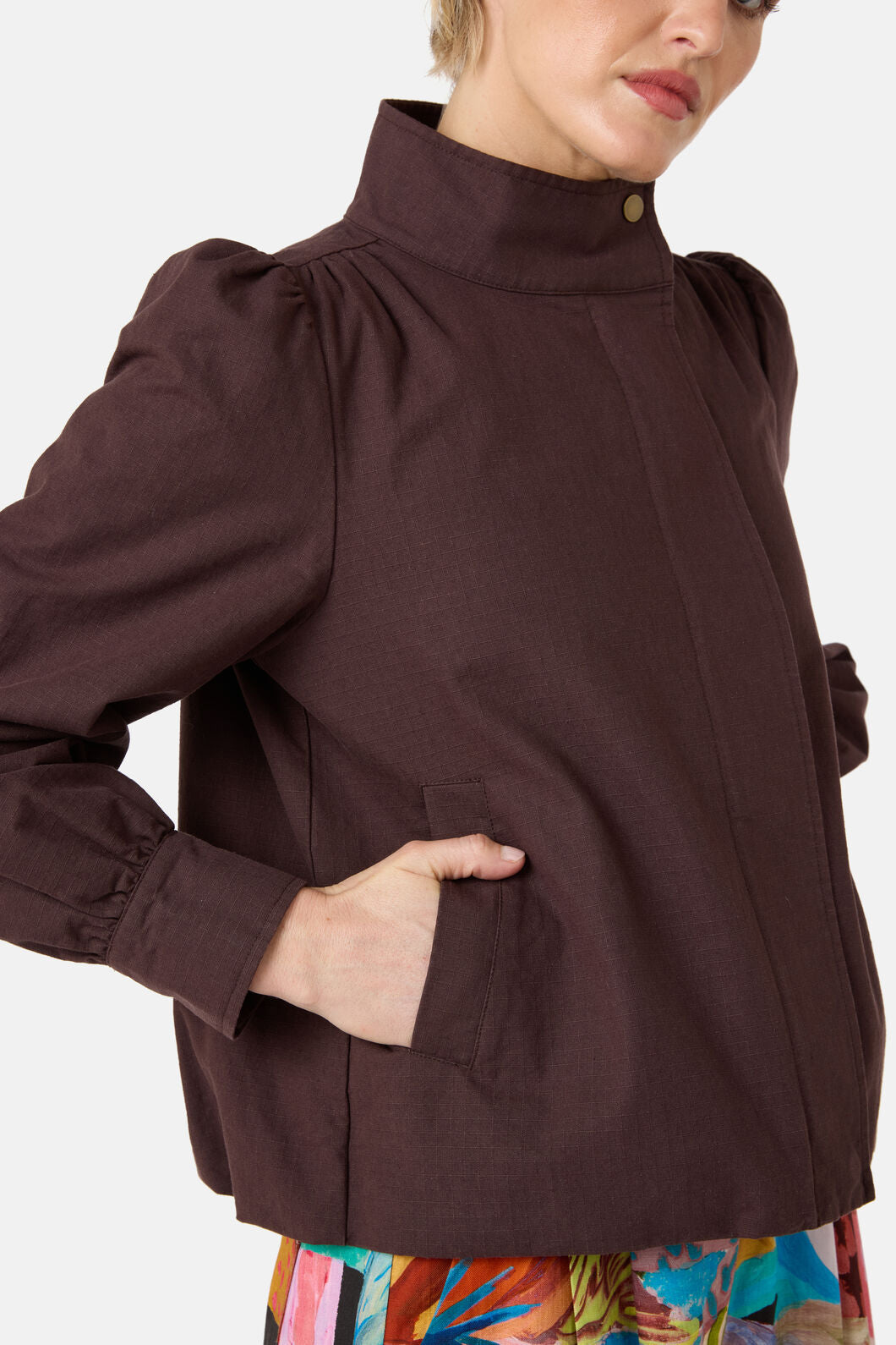 Gorman - Paloma Ripstop Jacket - chocolate