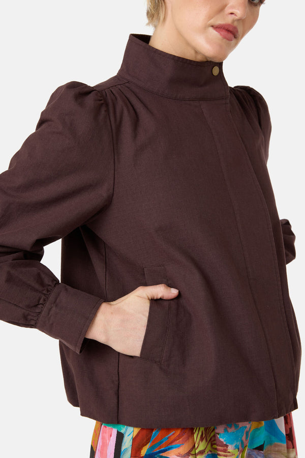 Gorman - Paloma Ripstop Jacket - chocolate