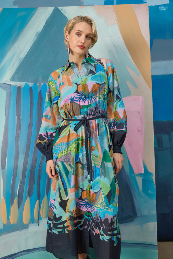 Gorman - Endless Horizon Long Dress - print