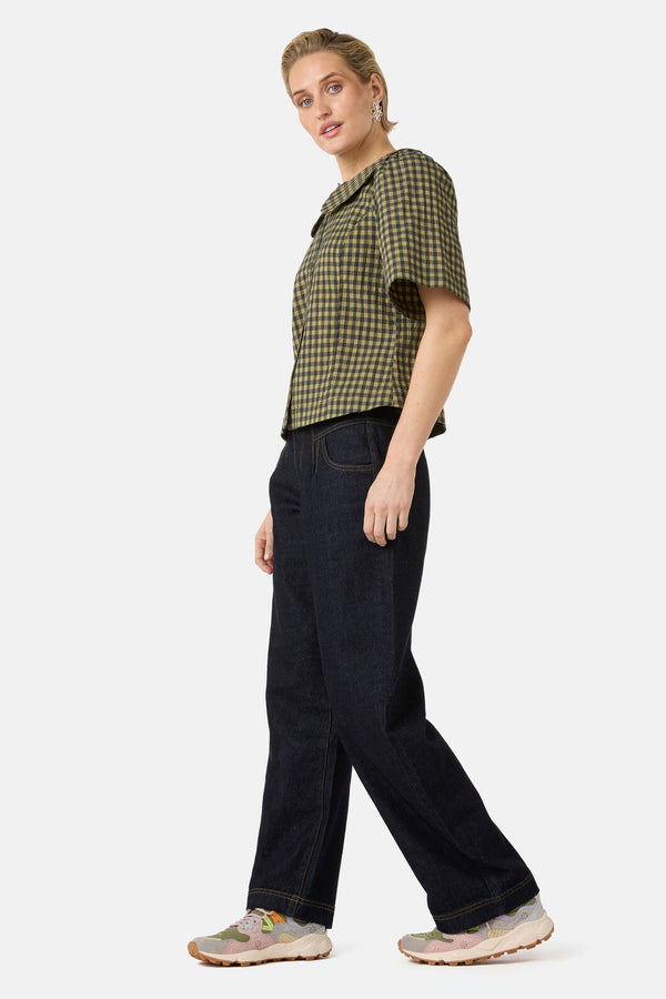Gorman - Rachele Check Seersucker Top - check
