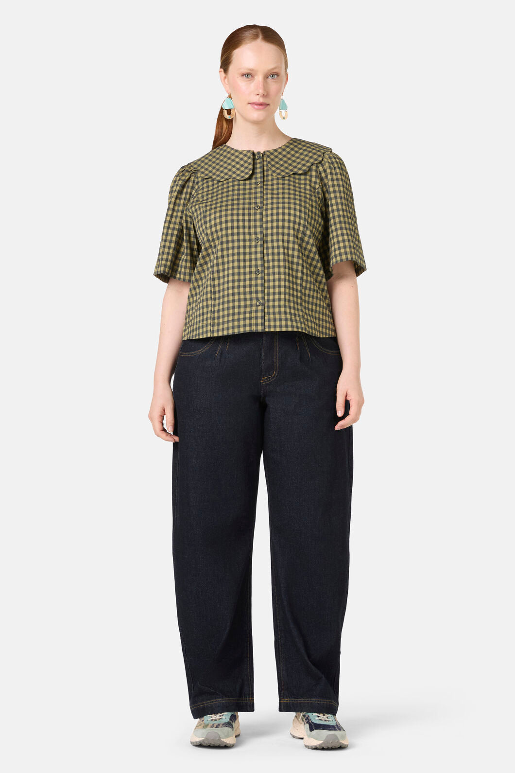 Gorman - Rachele Check Seersucker Top - check