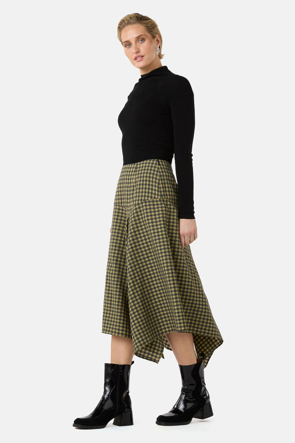 Gorman - Rachele Check Seersucker Skirt - check