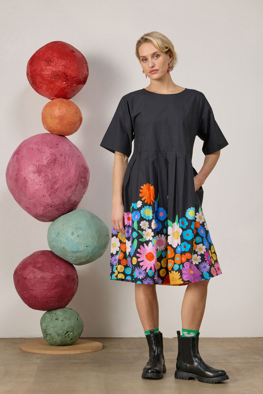 Gorman - Flower Meadow Print Sadie Dress - print
