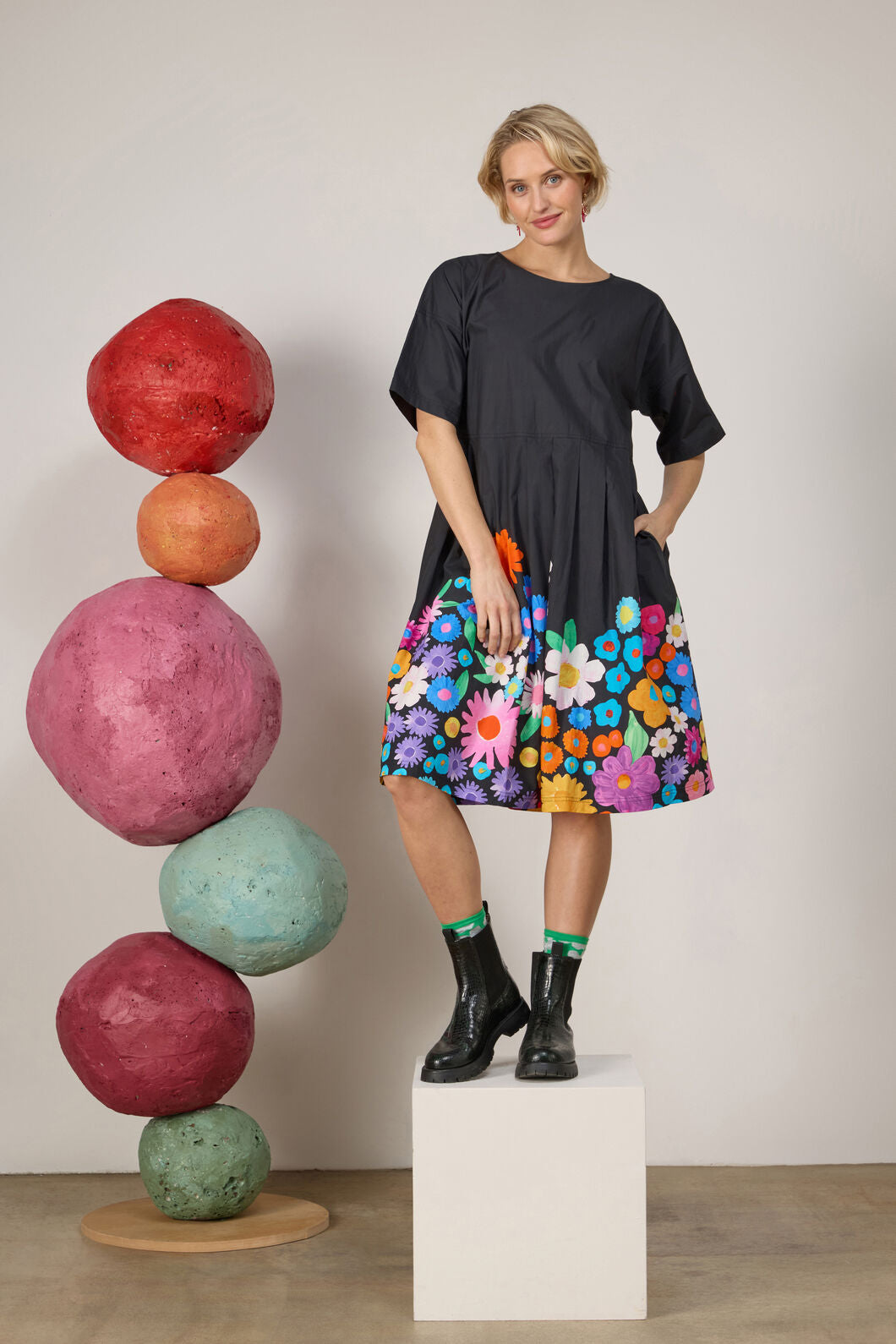 Gorman - Flower Meadow Print Sadie Dress - print