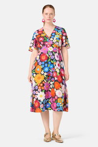 Gorman - Flower Meadow Print Midi Dress - print