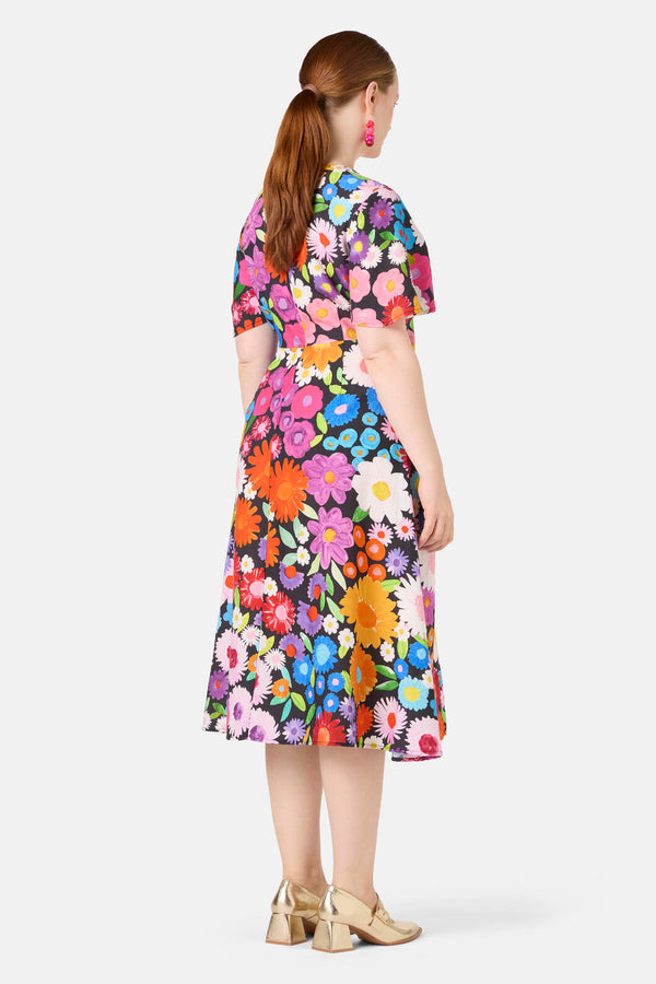 Gorman - Flower Meadow Print Midi Dress - print