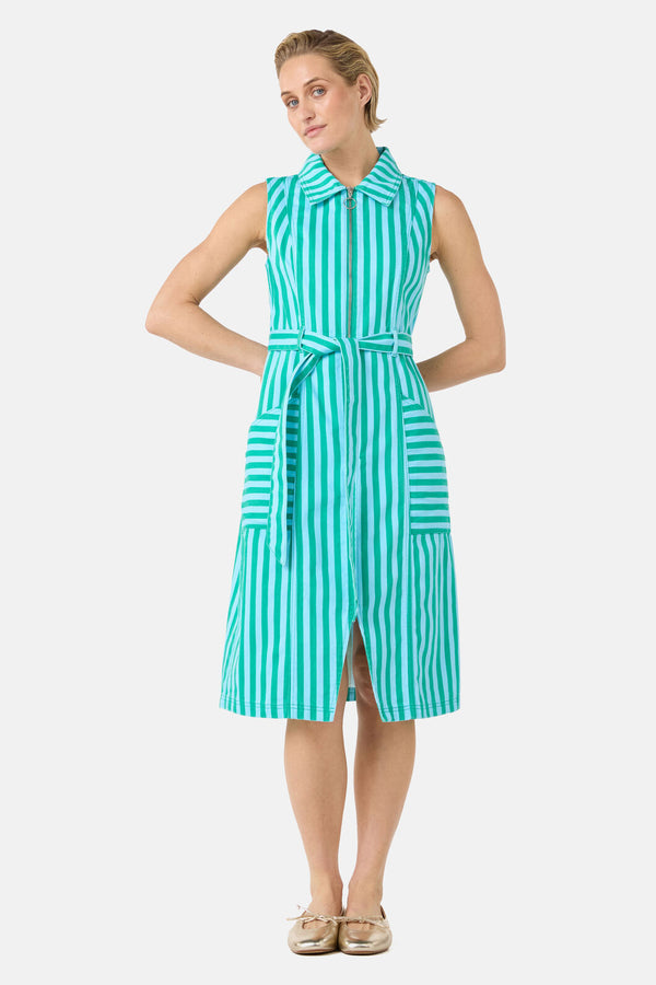 Gorman - Stripe It Up Denim Dress - stripe
