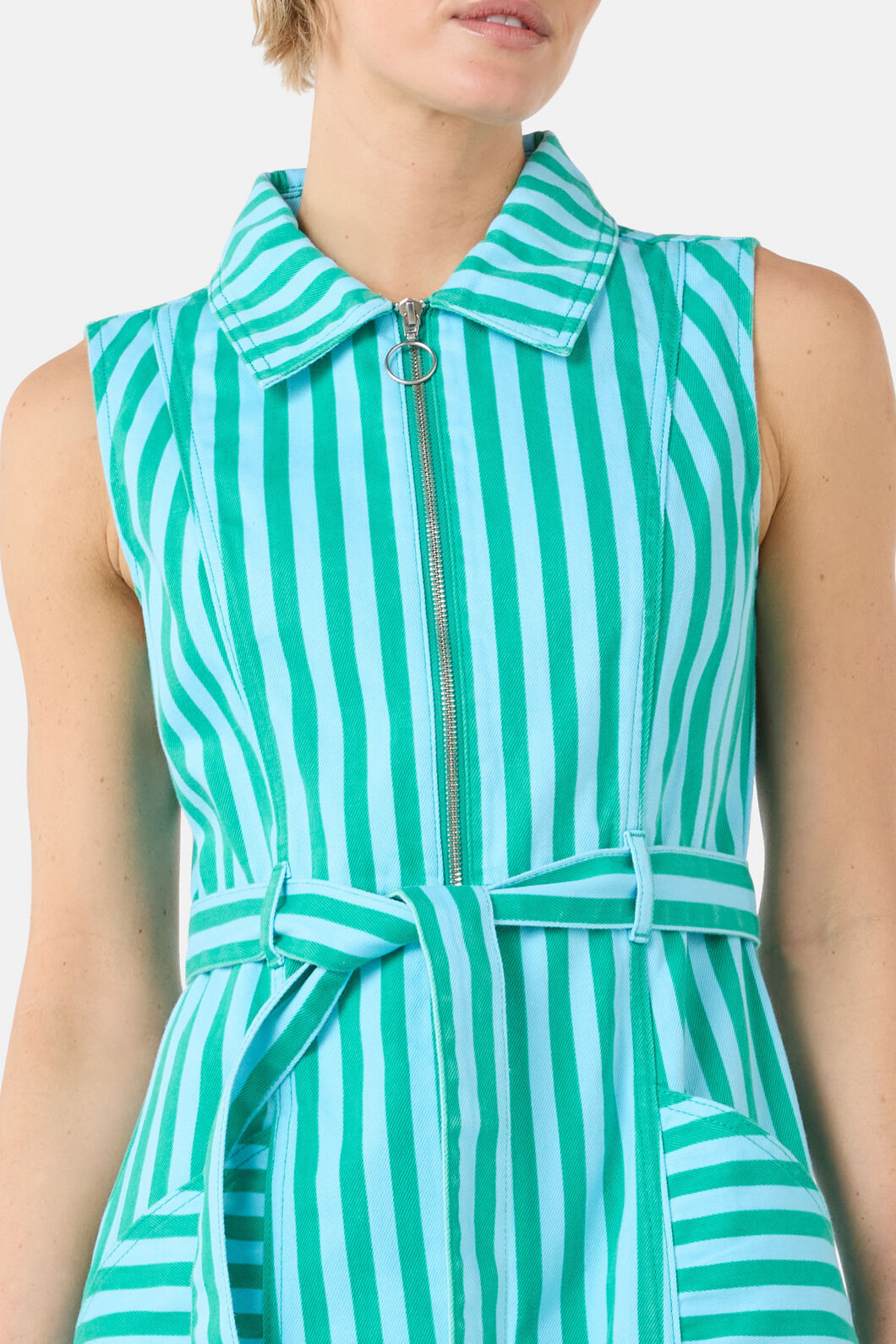 Gorman - Stripe It Up Denim Dress - stripe