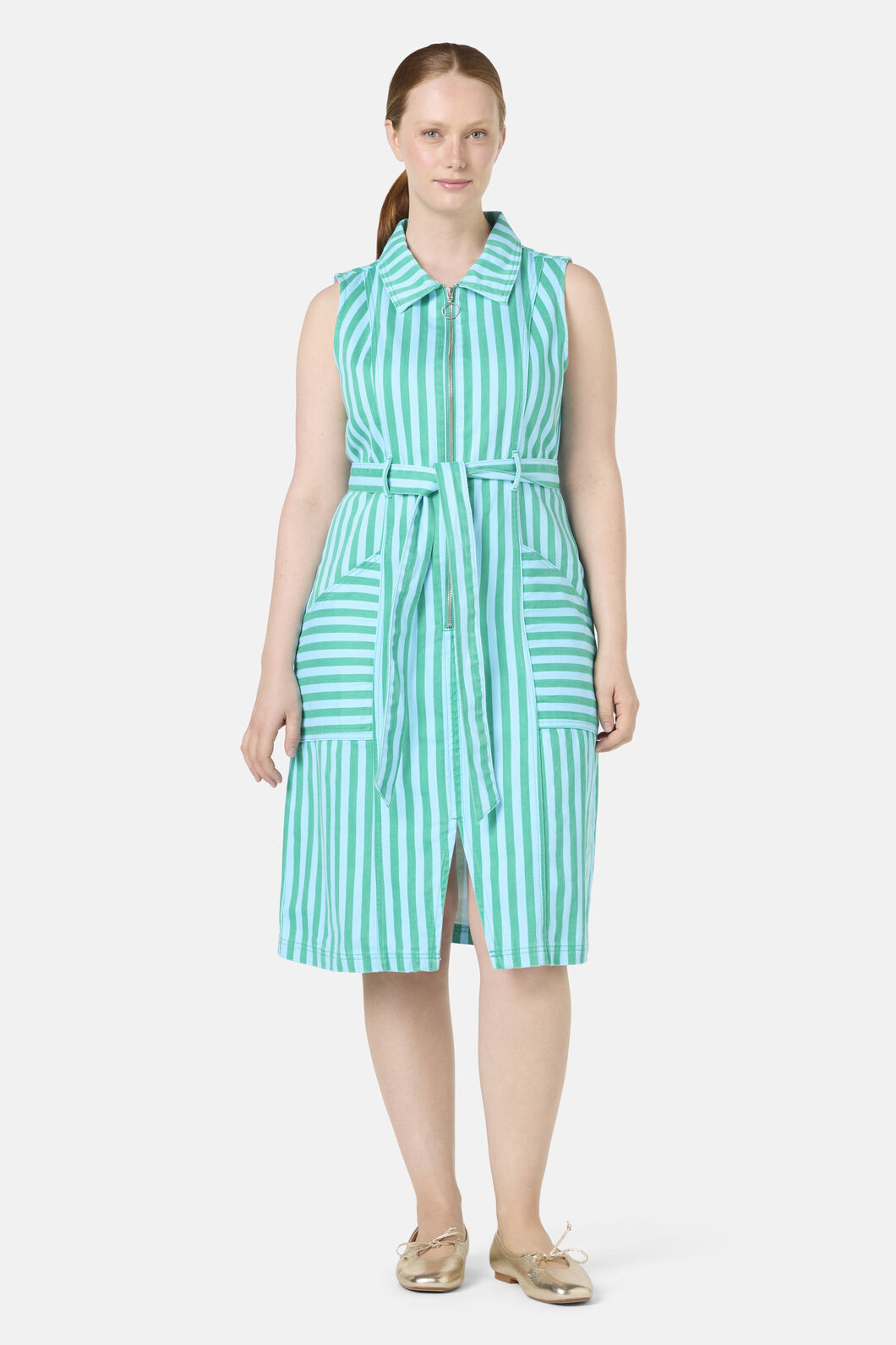Gorman - Stripe It Up Denim Dress - stripe