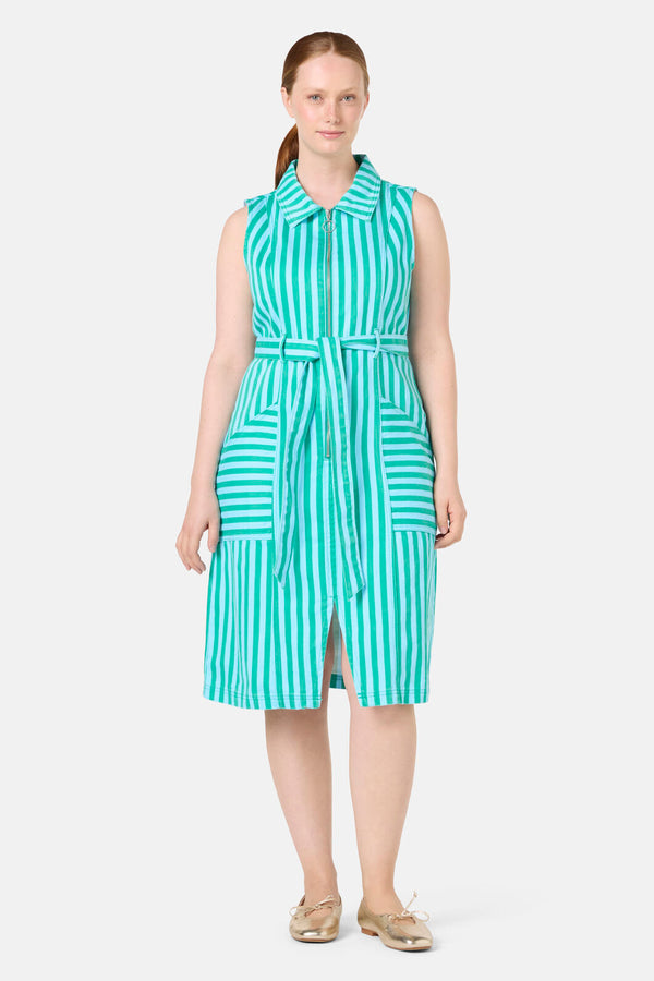 Gorman - Stripe It Up Denim Dress - stripe