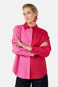 Gorman - Icy Pop Linen Shirt - pink
