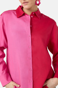 Gorman - Icy Pop Linen Shirt - pink