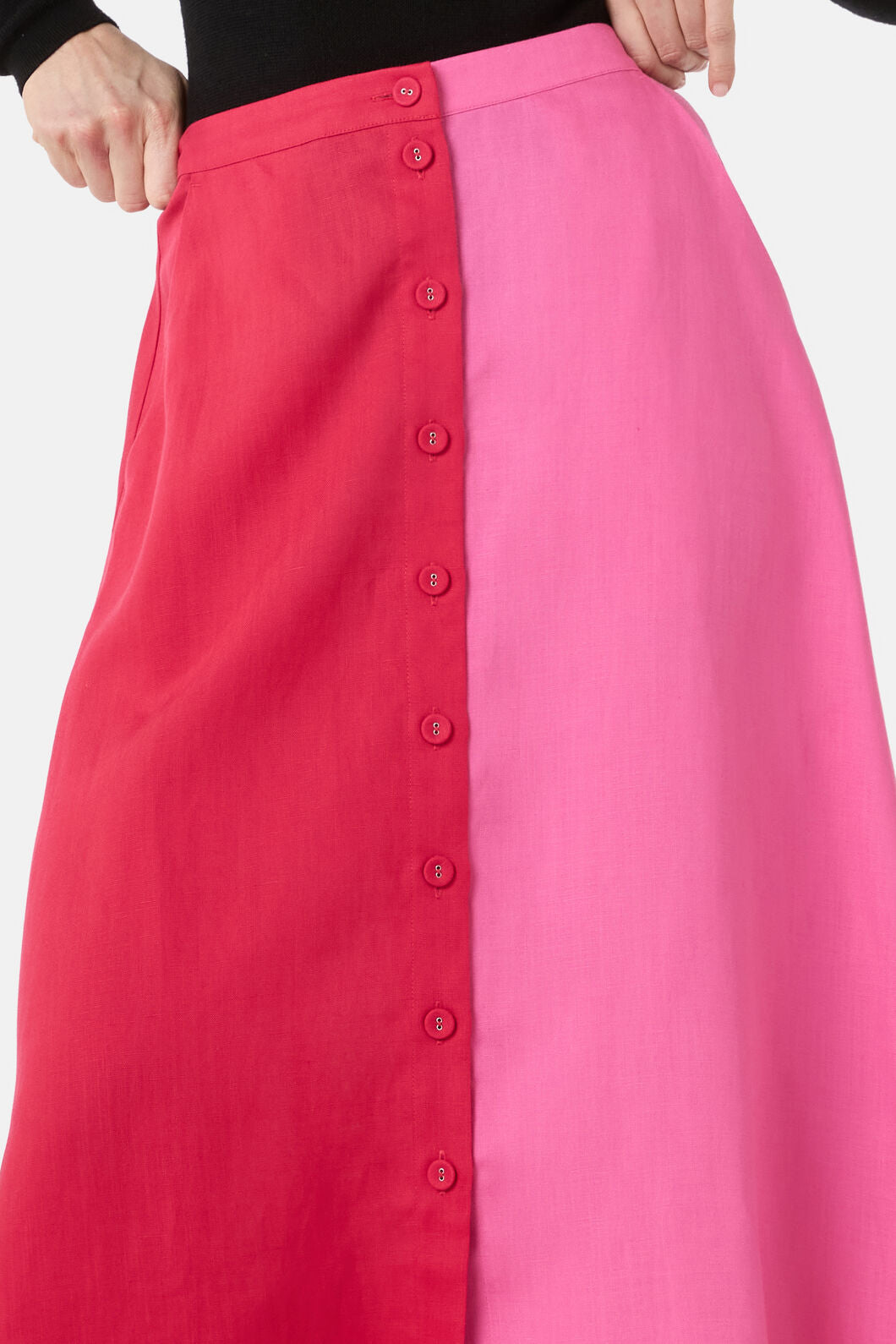 Gorman - Icy Pop Linen Skirt - pink