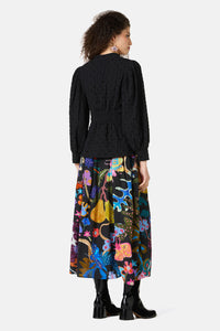Gorman - Clover Seersucker Blouse - black