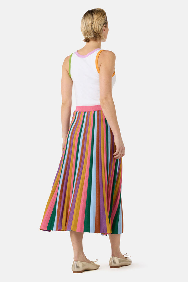 Gorman - Racing Stripe Knit Skirt - multi