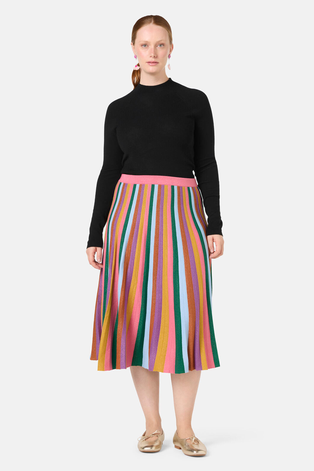 Gorman - Racing Stripe Knit Skirt - multi