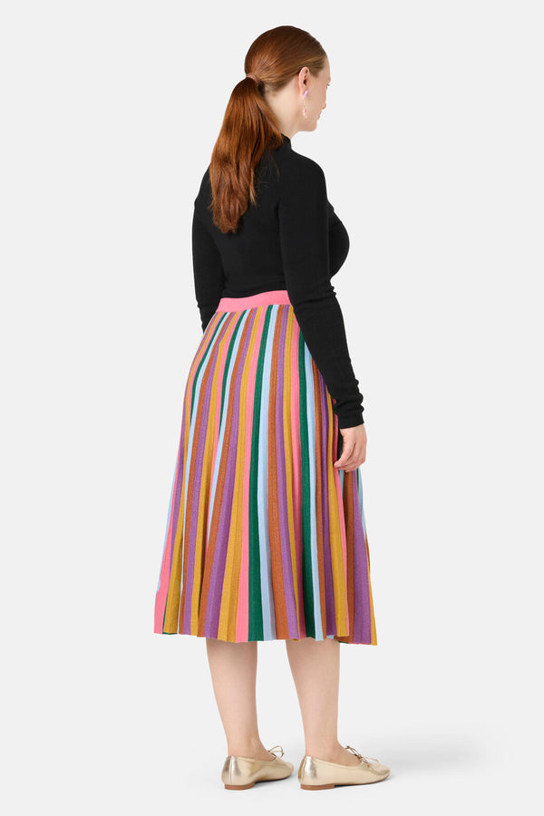 Gorman - Racing Stripe Knit Skirt - multi
