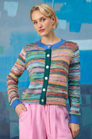 Gorman - Nebula Knit Cotton Cardi - multi