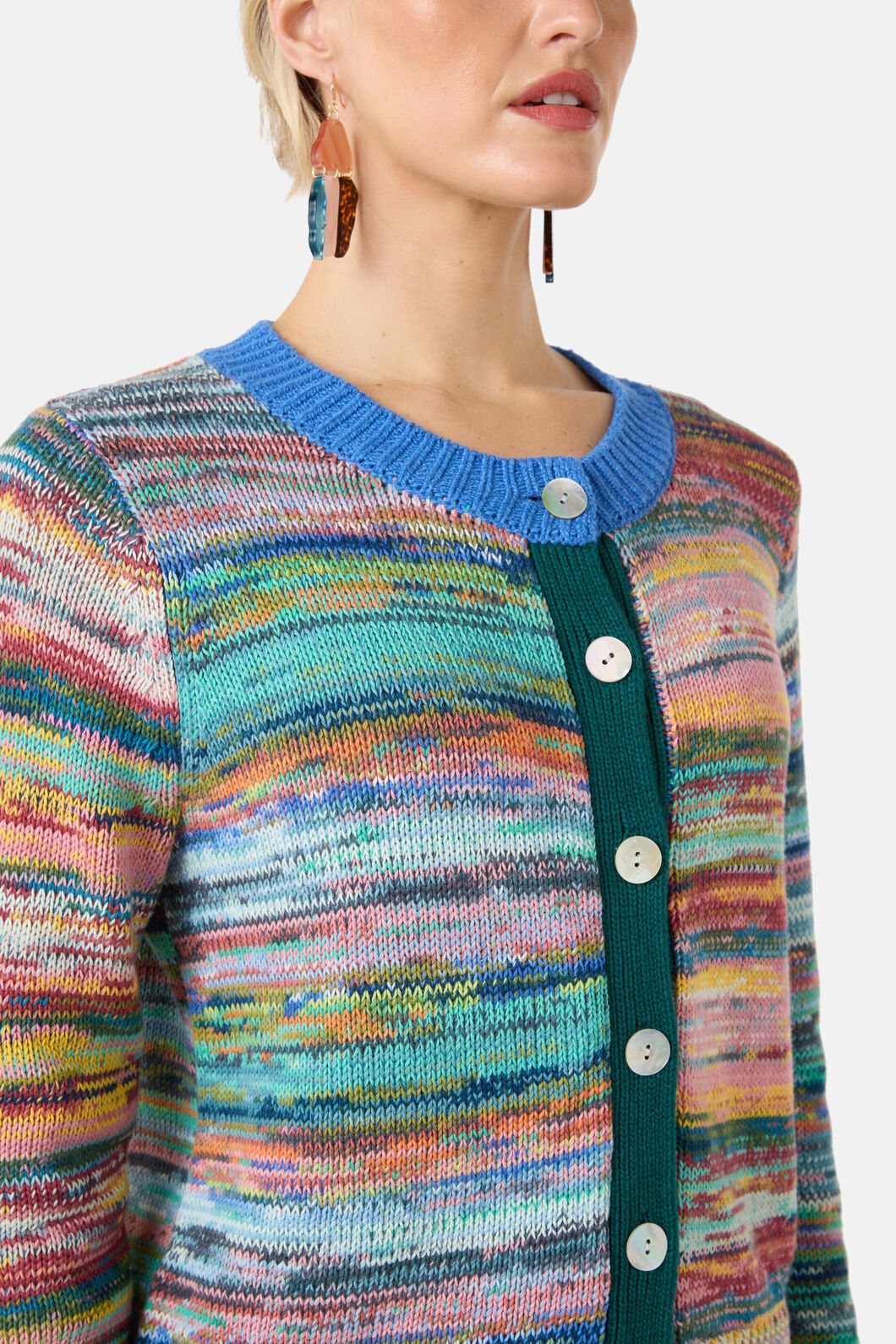Gorman - Nebula Knit Cotton Cardi - multi