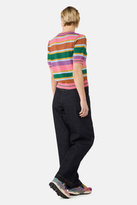 Gorman - Racing Stripe Knit Top - multi