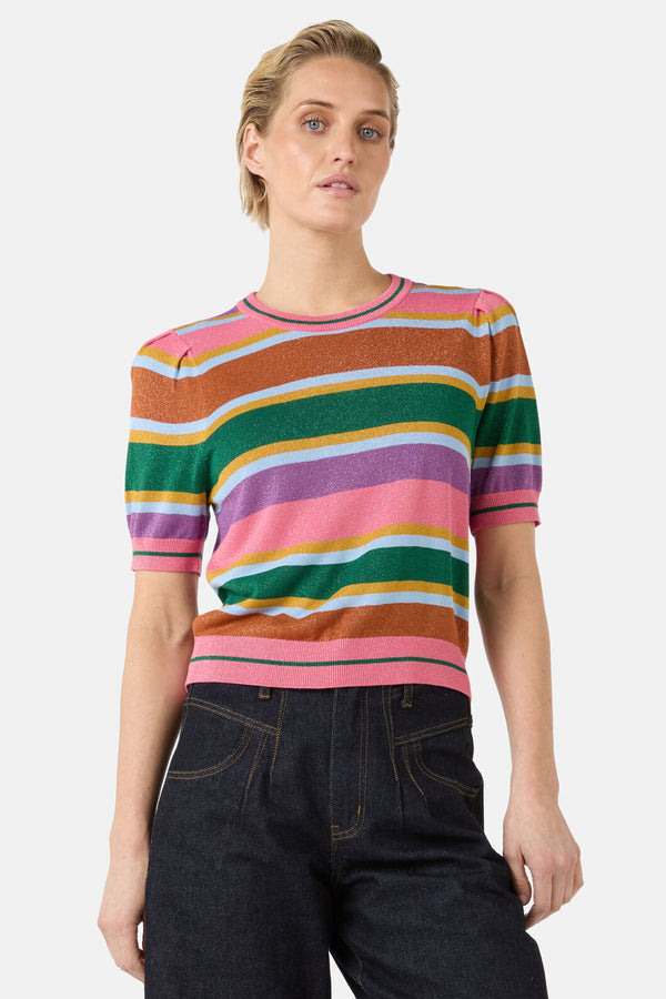 Gorman - Racing Stripe Knit Top - multi