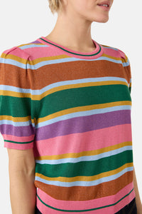 Gorman - Racing Stripe Knit Top - multi