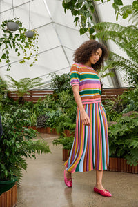Gorman - Racing Stripe Knit Top - multi