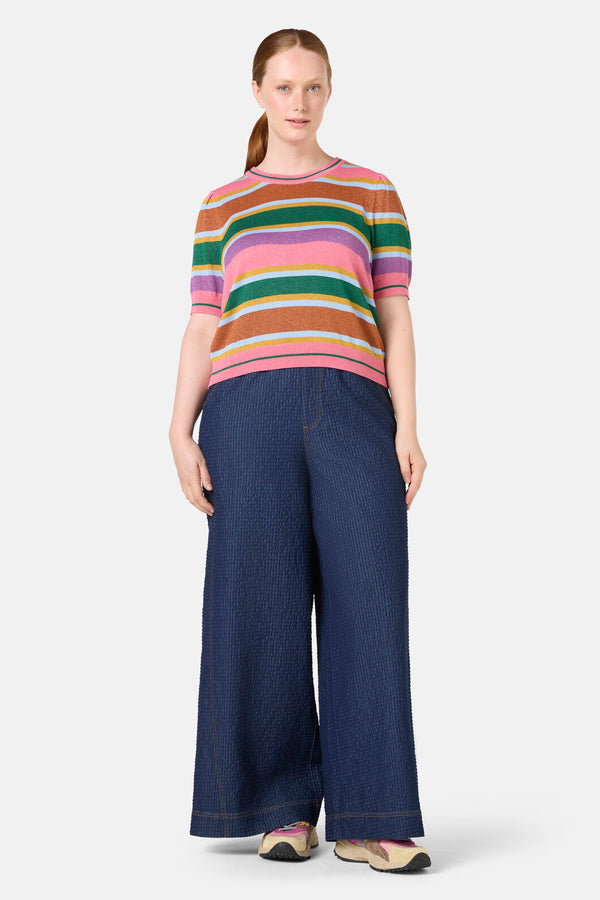 Gorman - Racing Stripe Knit Top - multi