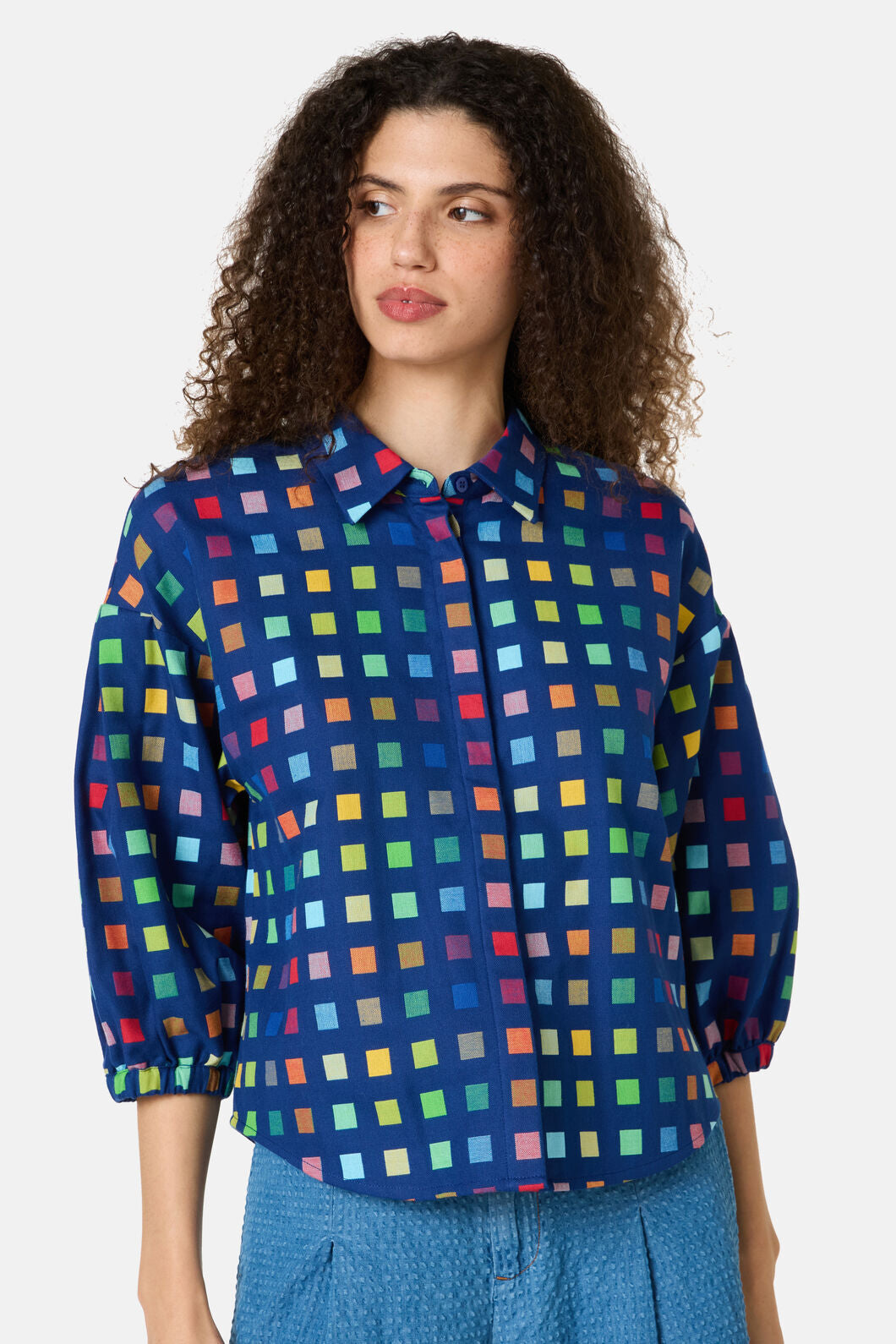Gorman - Light Up Check Shirt - navy