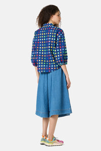 Gorman - Light Up Check Shirt - navy