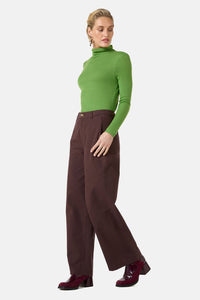 Gorman - Genovese Straight Leg Pant - chocolate