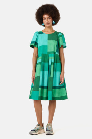 Gorman - Petal Patch Check Sadie Dress - print