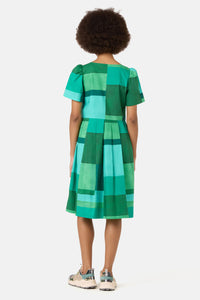 Gorman - Petal Patch Check Sadie Dress - print