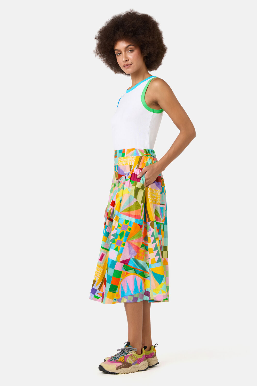 Gorman - Sunspill Skort - print