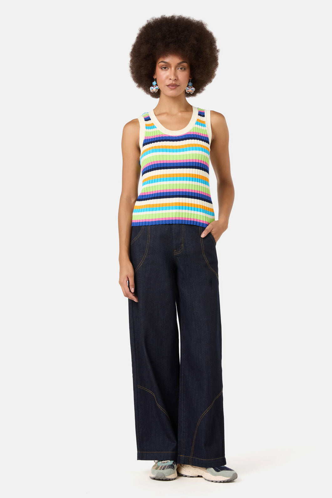 Gorman - Sanctuary Stripe Knit Tank - multi