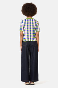 Gorman - Gillian Gingham Knit Top - print