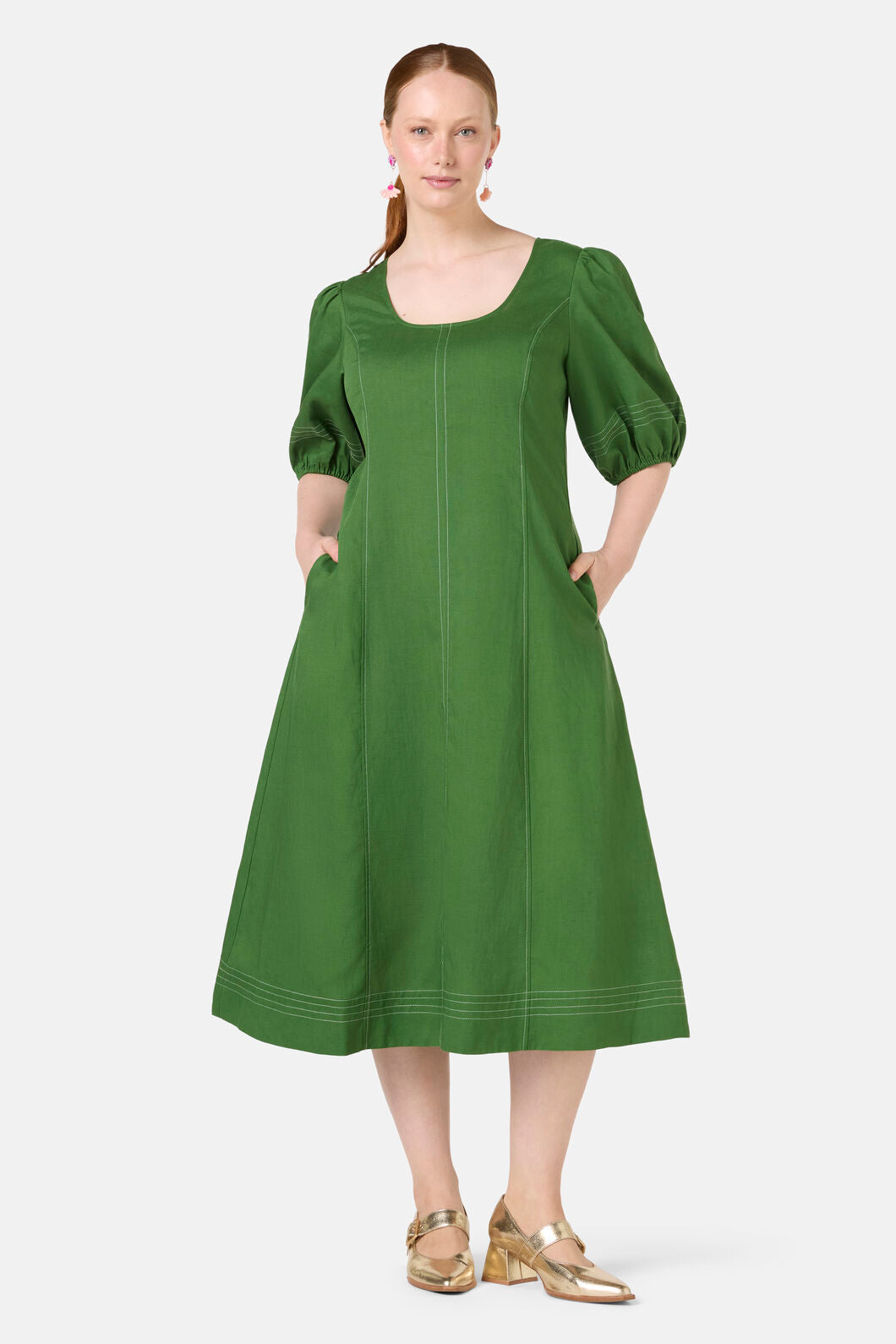 Gorman - Cami Midi Dress - green
