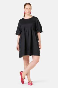 Gorman - Willa Organic Smock Dress - black