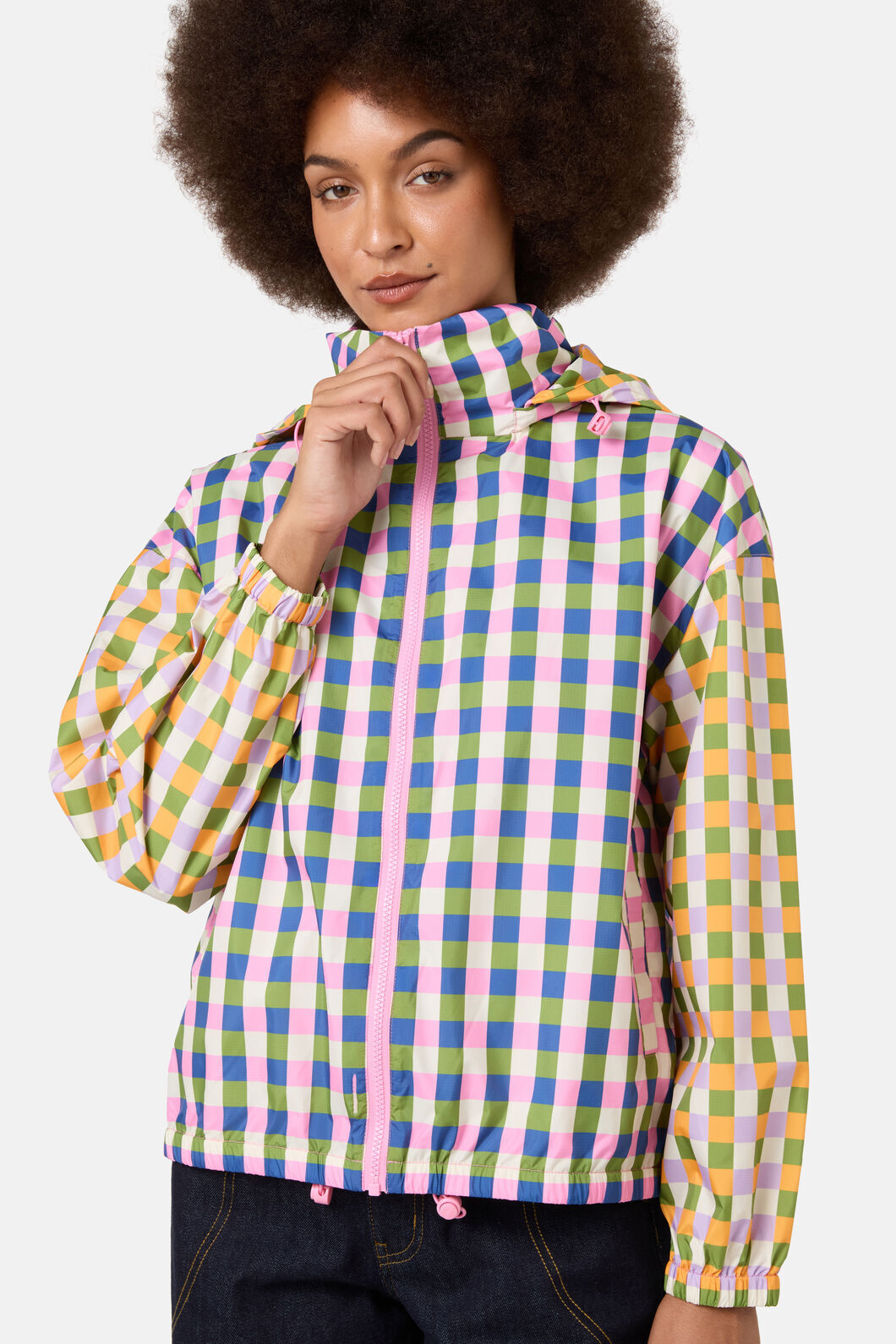 Gorman - Gillian Gingham Spray Jacket - print