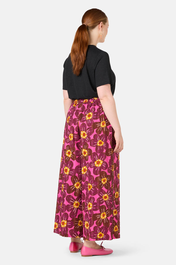 Gorman - Flowerful Seersucker Pant - print