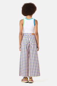 Gorman - Gillian Gingham Denim Culotte - print