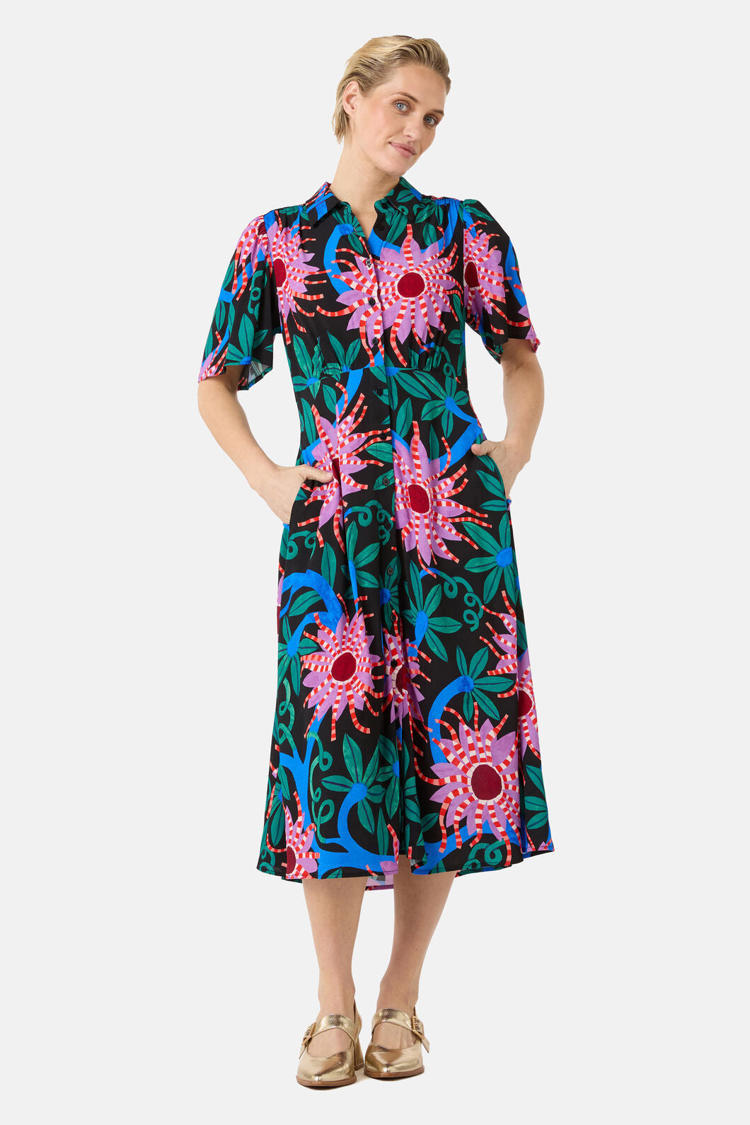 Gorman - Passion Flower Shirt Dress - print