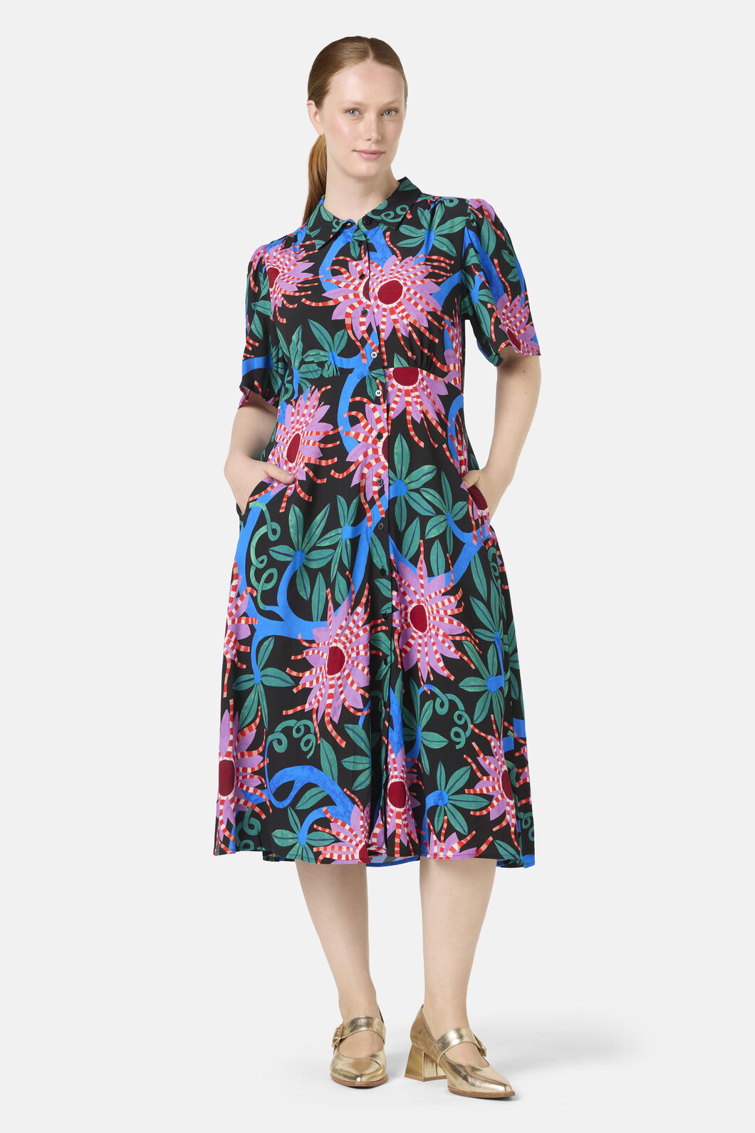Gorman - Passion Flower Shirt Dress - print
