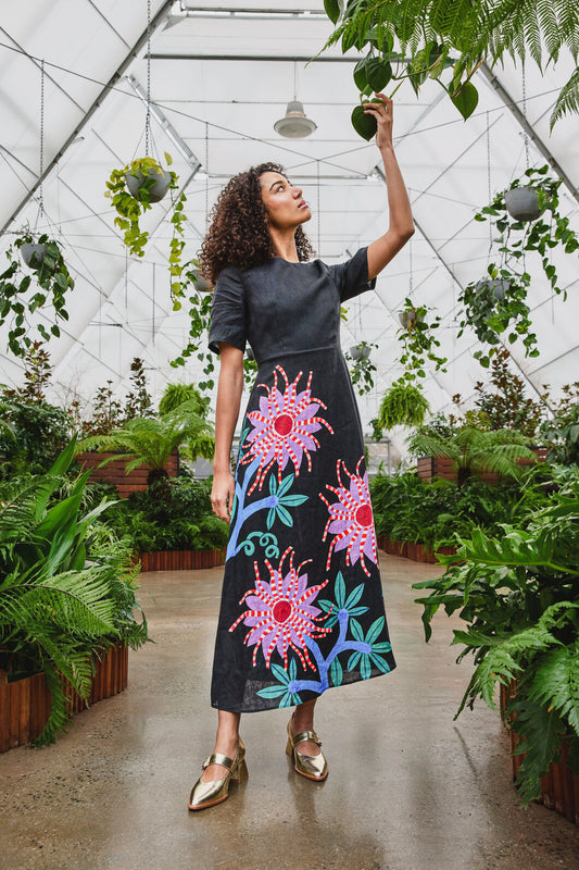 Gorman - Passion Flower Long Dress - print