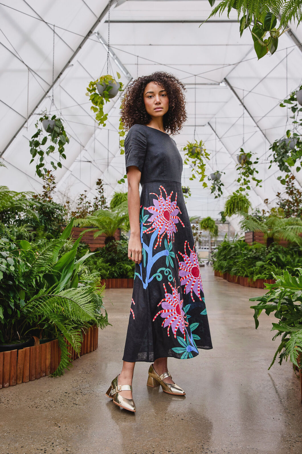 Gorman - Passion Flower Long Dress - print