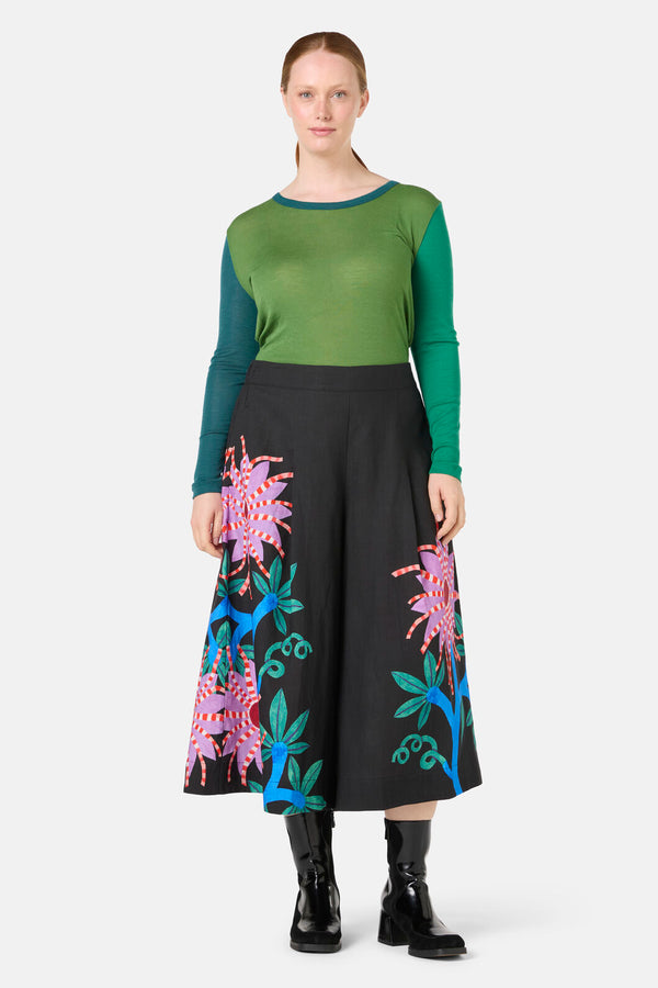 Gorman - Passion Flower Skort - print