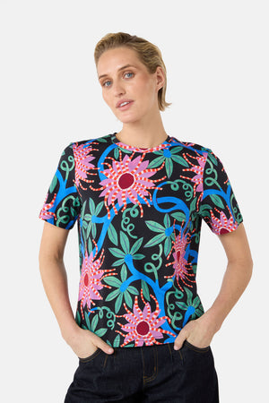 Gorman - Passion Flower Classic Tee - print